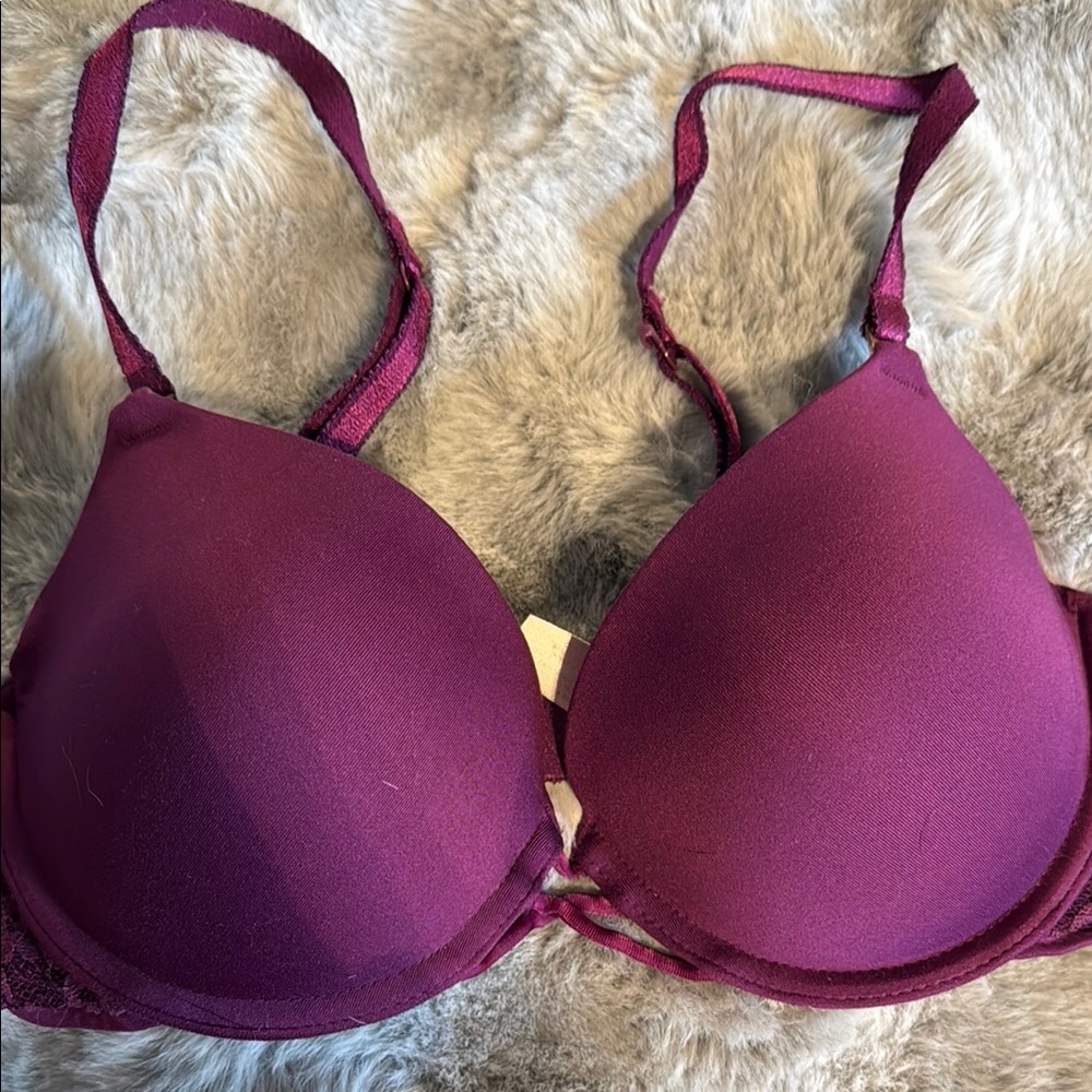 Women's Padded Convertible Purple Bra
